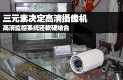 三元素决定高清摄像机 高清