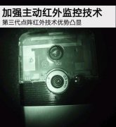 加强主动红外监控 点阵红外