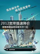 2012宽带提速降价 网络监控