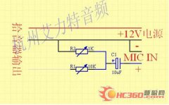 IP网络摄像机与拾音器接口